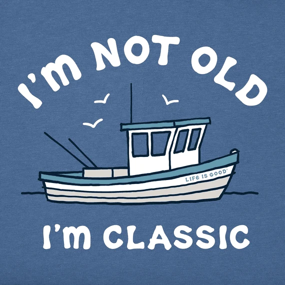 Men's I'm Classic Fishing Boat Short Sleeve Tee 4 Men's I'm Classic Fishing Boat Short Sleeve Tee - Image 2