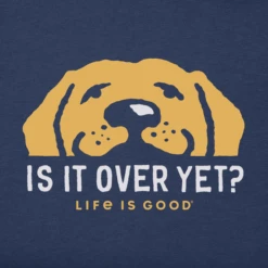 Men's Is It Over Yet Dog Crusher Tee -New Navy Shop Mens Is it Over Yet Dog Crusher Tee 94083 2 lg