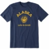 Men's Jake Alaska Crusher Tee -New Navy Shop Mens Jake Alaska Crusher Tee 84848 1 lg