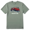 Men's Jake Rock On SUV Short Sleeve Tee -New Navy Shop Mens Jake Rock on SUV CrusherLITE Tee 82663 1 lg