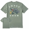 Men's Jake & Rocket Smoker Short SleeveTee -New Navy Shop Mens Jake Rocket Smoker Short Sleeve CrusherLITE Tee 100879 1 lg
