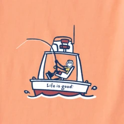 Men's Jake Sport Fishing Short SleeveTee -New Navy Shop Mens Jake Sport Fishing Short Sleeve Crusher Tee 89499 2 lg