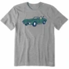 Men's Jake Sportscar Short Sleeve Tee -New Navy Shop Mens Jake Sportscar CrusherLite Tee 81662 1 lg