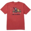 Men's Jake And Rocket Dock Fish Short Sleeve Tee