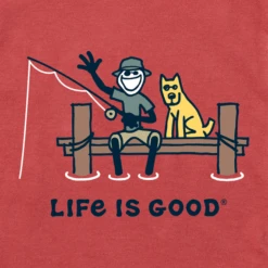 Men's Jake And Rocket Dock Fish Short Sleeve Tee -New Navy Shop Mens Jake and Rocket Dock Fish Crusher Tee 80419 2 lg