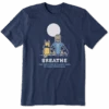 Men's Jake And Rocket Moon Breathe Crusher Tee 2 Men's Jake And Rocket Moon Breathe Crusher Tee -New Navy Shop Mens Jake and Rocket Moon Breathe Crusher Tee 74033 1 lg