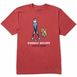 Men's Jake And Rocket Sunday Driver Crusher Tee