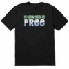 Men's Kindness Is Free Fade Short SleeveTee