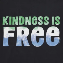 Men's Kindness Is Free Fade Short SleeveTee -New Navy Shop Mens Kindness is Free Fade Short Sleeve Crusher Tee 107081 2 lg