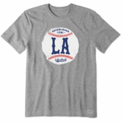 Men's LA Baseball Crusher Tee