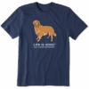 Men's LIG With Goldens Crusher Tee -New Navy Shop Mens LIG with Goldens Crusher Tee 64249 1 lg