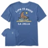 Men's La Jolla Sea LionCrusher Tee -New Navy Shop Mens La Jolla Sea Lion Short Sleeve Crusher Tee 105361 1 lg
