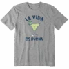 Men's La Vida Margarita Crusher Tee 2 Men's La Vida Margarita Crusher Tee -New Navy Shop Mens La Vida Margarita Crusher Tee 94674 1 lg