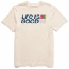 Men's Life Is Good 94 Retro Crusher-LITE Tee -New Navy Shop Mens Life is Good 94 Retro CrusherLITE Tee 82369 1 lg