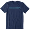 Men's Life Is Good Retro Wave Crusher-LITE Tee
