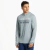 Men's Linear Oceanview Long Sleeve Active Hooded Tee 2 Men's Linear Oceanview Long Sleeve Active Hooded Tee -New Navy Shop Mens Linear Oceanview Long Sleeve Active Hooded Tee 89593 1 lg