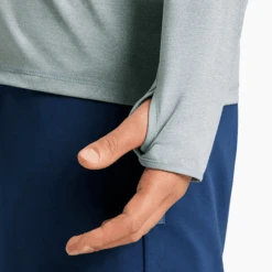 Men's Linear Oceanview Long Sleeve Active Hooded Tee 11 Men's Linear Oceanview Long Sleeve Active Hooded Tee -New Navy Shop Mens Linear Oceanview Long Sleeve Active Hooded Tee 89593 4 lg