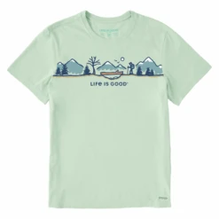 Men's Log Bridge Hike VistaCrusher-LITE Tee -New Navy Shop Mens Log Bridge Hike Vista Short Sleeve CrusherLITE Tee 99417 3 lg