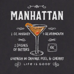 Men's Manhattan Chalk Board Short Sleeve Tee -New Navy Shop Mens Manhattan Chalk Board CrusherLite Tee 81659 2 lg