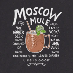 Men's Moscow Mule Chalk Board Short Sleeve Tee -New Navy Shop Mens Moscow Mule Chalk Board CrusherLite Tee 81656 2 lg