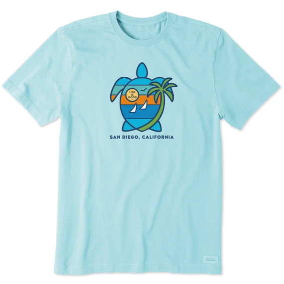 Men's ND Turtle Sailboats San DiegoCrusher-LITE Tee 3 Men's ND Turtle Sailboats San DiegoCrusher-LITE Tee
