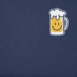 Men's Naive Life Is Good StackCrusher Tee -New Navy Shop Mens Naive Life is Good Stack Short Sleeve Crusher Tee 125401 3 lg