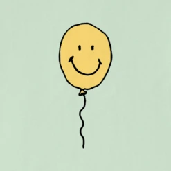 Men's Naive Smiley BalloonCrusher Tee -New Navy Shop Mens Naive Smiley Balloon Short Sleeve Crusher Tee 125517 2 lg