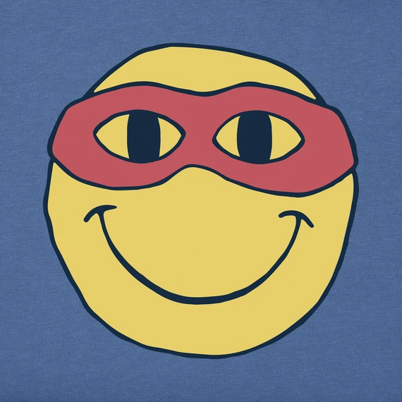 Men's Naive Smiley Super HeroCrusher Tee 4 Men's Naive Smiley Super HeroCrusher Tee - Image 2
