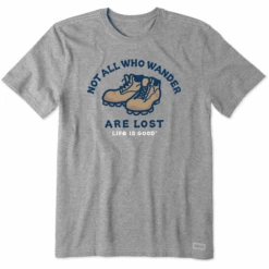 Men's Not All Who Wander Are Lost Short Sleeve Tee