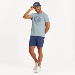 Men's Off-Road Fun Active Tee -New Navy Shop Mens OffRoad Fun Active Tee 89674 5 lg