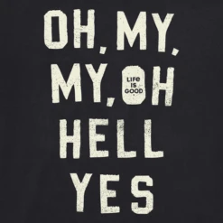 Men's Oh My My Block Short SleeveTee 5 Men's Oh My My Block Short SleeveTee -New Navy Shop Mens Oh My My Block Short Sleeve CrusherLITE Tee 91781 2 lg