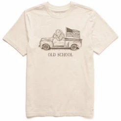 Men's Old School Bison Short Sleeve Tee
