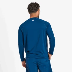 Men's Party Like A Lob Star Long Sleeve Rashguard -New Navy Shop Mens Party Like a Lob Star Long Sleeve Rashgaurd LG12M03170S 3 lg