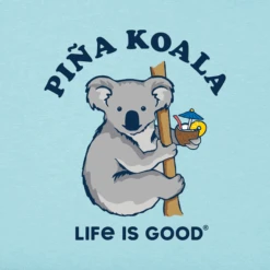 Men's Pina Koala Short Sleeve Tee -New Navy Shop Mens Pina Koala Crusher Tee 81537 2 lg