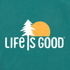 Men's Pine Tree SunriseCrusher Tee -New Navy Shop Mens Pine Tree Sunrise Short Sleeve Crusher Tee 90756 2 lg