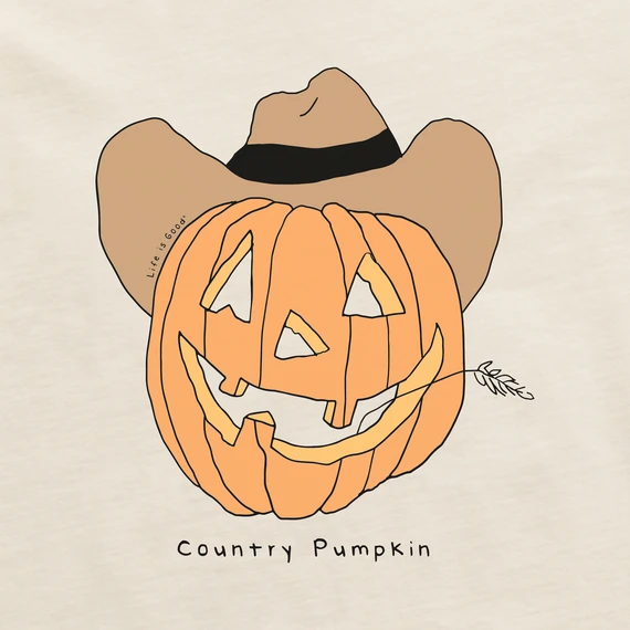 Men's Quirky Country Pumpkin Jack O LanternCrusher Tee 4 Men's Quirky Country Pumpkin Jack O LanternCrusher Tee - Image 2