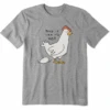 Men's Quirky Drop It Chicken Short SleeveTee -New Navy Shop Mens Quirky Drop it Chicken Short Sleeve CrusherLITE Tee 121783 1 lg