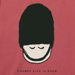 Men's Quirky London Life Is Good Short SleeveTee -New Navy Shop Mens Quirky London Life is Good Short Sleeve CrusherLITE Tee 123453 2 lg