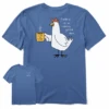 Men's Quirky Really Good Day Chicken Coffee Short SleeveTee