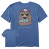 Men's Quirky WTF Bear Short SleeveTee