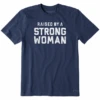 Men's Raised By A Strong Woman Short SleeveTee