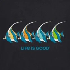 Men's Rally Tropical Fish Short SleeveTee -New Navy Shop Mens Rally Tropical Fish Short Sleeve Crusher Tee 118198 2 lg