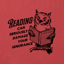 Men's Reading Is A Hoot Crusher Tee -New Navy Shop Mens Reading is a Hoot Crusher Tee 69079 2 lg