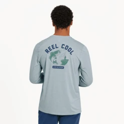 Men's Reel Cool Bass Long Sleeve Active Tee