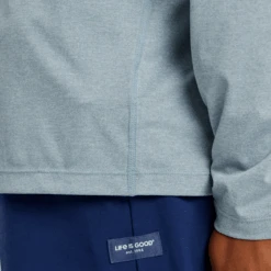 Men's Reel Cool Bass Long Sleeve Active Tee -New Navy Shop Mens Reel Cool Bass Long Sleeve Active Tee 89600 5 lg