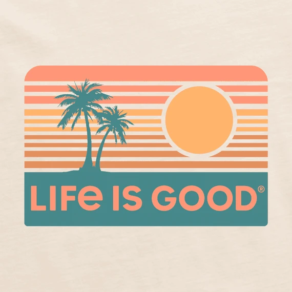 Men's Retro Palm & Sun Short Sleeve Tee 4 Men's Retro Palm & Sun Short Sleeve Tee - Image 2