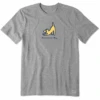 Men's Rocket Downward DogCrusher Tee -New Navy Shop Mens Rocket Downward Dog Short Sleeve Crusher Tee 106758 1 lg