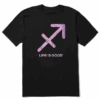 Men's Sagittarius Sign Tie Dye Crusher Tee