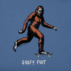Men's Skateboard Goofy Foot Short SleeveTee -New Navy Shop Mens Skateboard Goofy Foot Short Sleeve CrusherLITE Tee 105607 2 lg