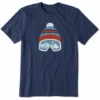 Men's Ski Goggles Hat Crusher Tee